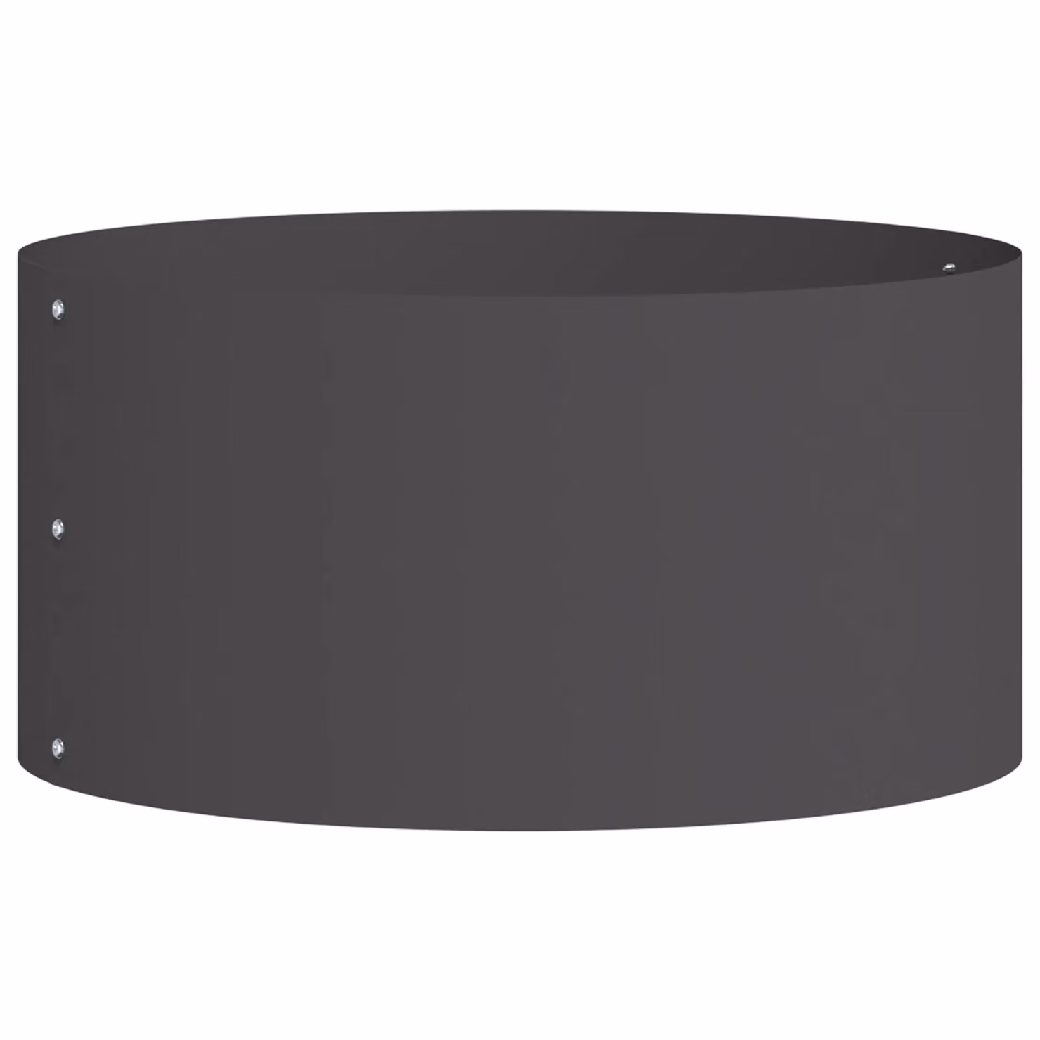 Berkfield Home Large Black Metal Planter Pot – 2