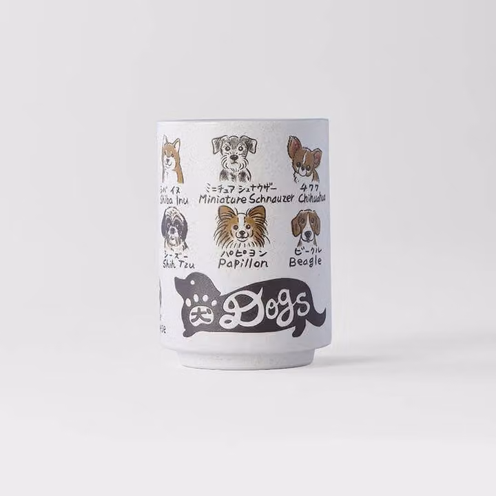 Sushi Mug Dogs Porcelain White 250ml