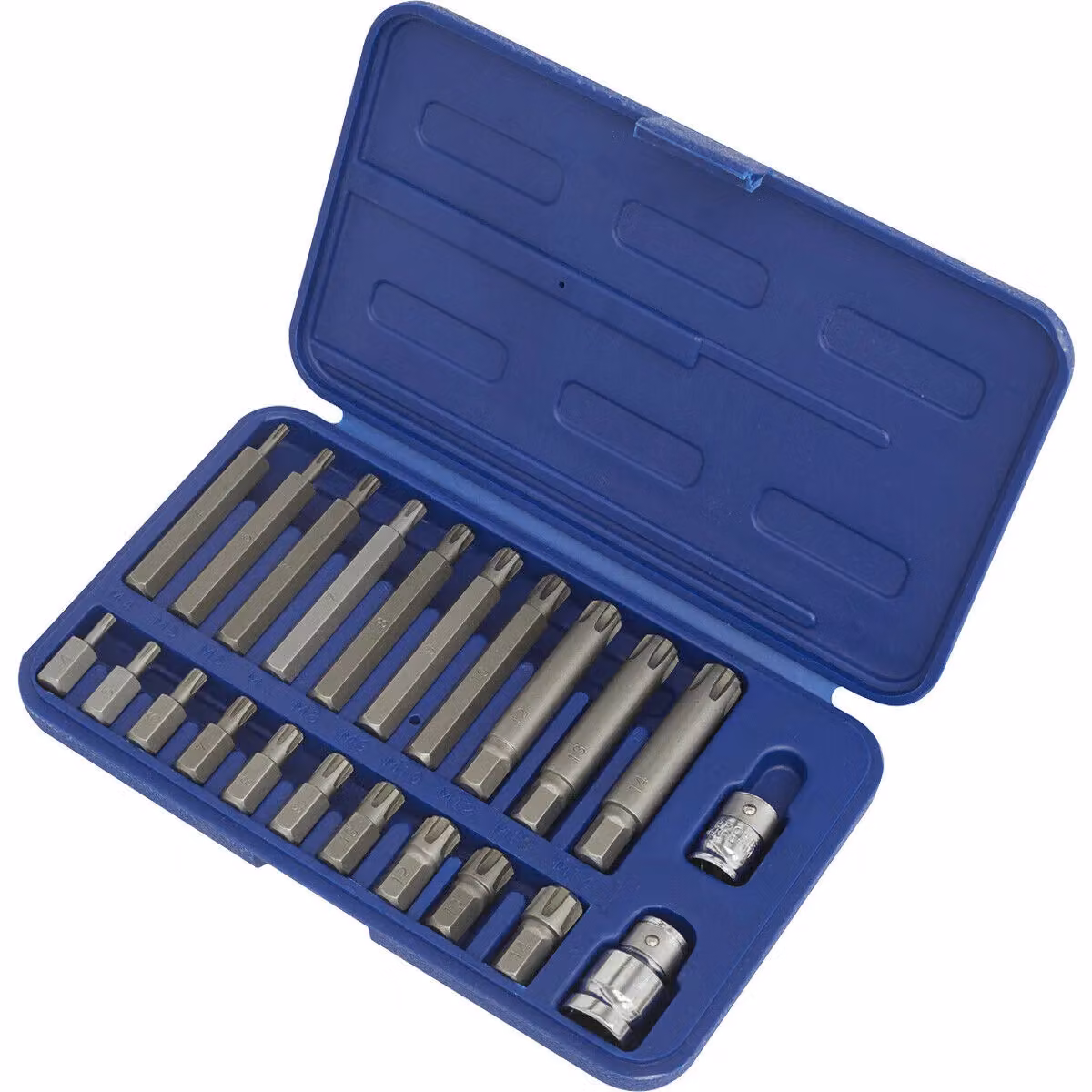 Loops 22pc RIBE Socket and Bit Holder Set in Multicolour Chrome Vanadium Steel – 2