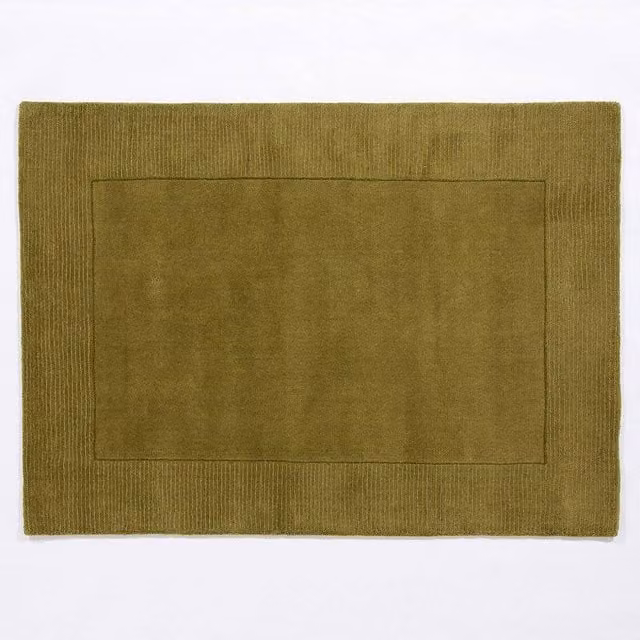Esselle Esme Wool Rug in Green, W: 120 cm x L: 170 cm – 1