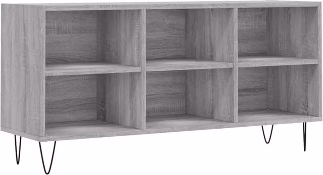 Berkfield Home Modern Grey Sonoma TV Cabinet W/D/H: 103.5 x 30 x 50 cm