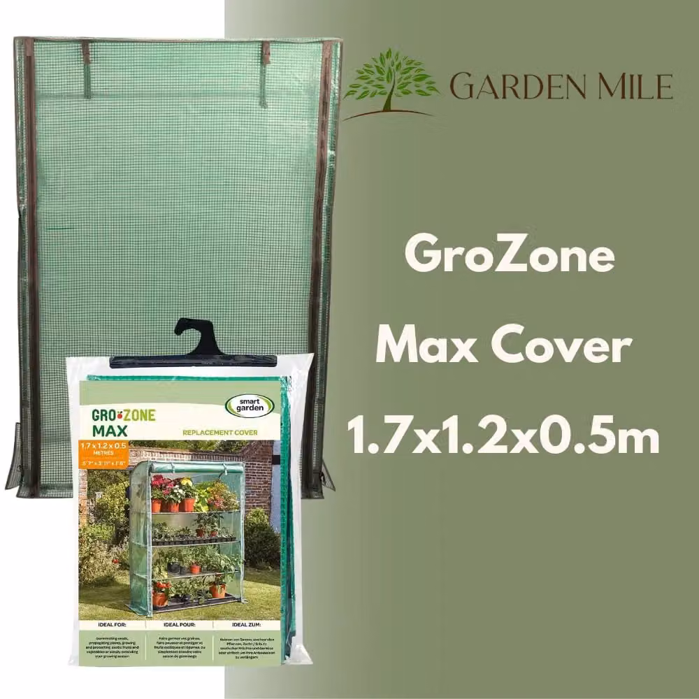 Marco Paul Heavy Duty Reinforced PE Greenhouse Cover Replacement in Green, W/D/H: 170 x 120 x 50 cm – 3