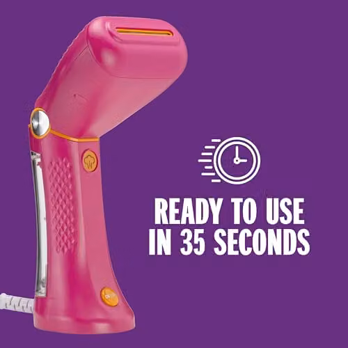 Conair Extreme Steam Handheld Clothes Steamer, Pink, GSC24PKU – 3