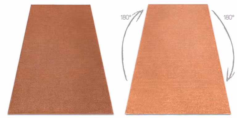 RugsX Softy Gold Rectangular Rug, W: 60 cm, D: 100 cm
