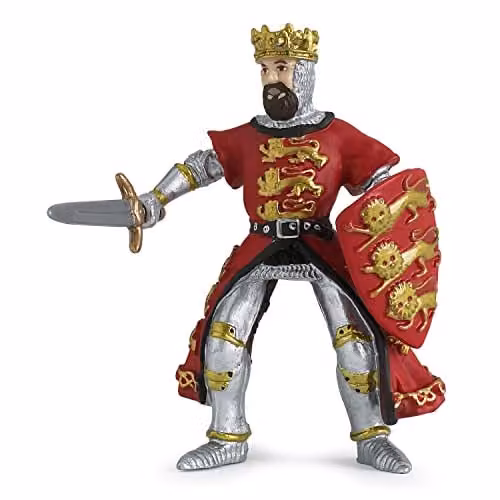 Papo Red King Richard Figure from the Fantasy & Medieval Collection