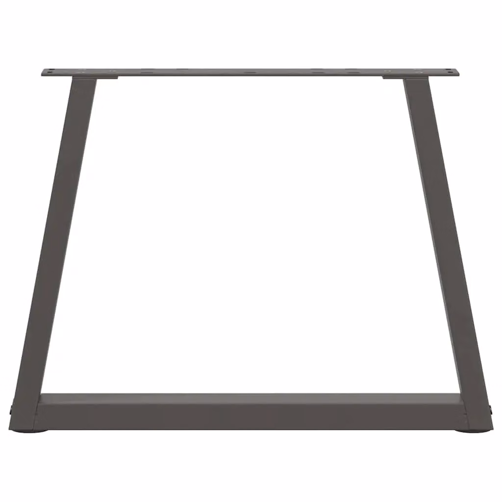 Berkfield Home V-Shape Dining Table Legs, 2 Piece Steel Set in Anthracite Black, H: 60 cm, W: 42 cm – 3
