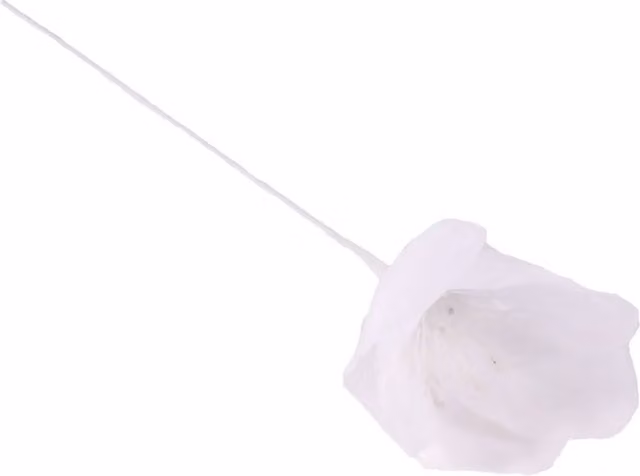 KDMD Aurora Old Fashioned Rose White Organic Floral Hanging Textile Decoration