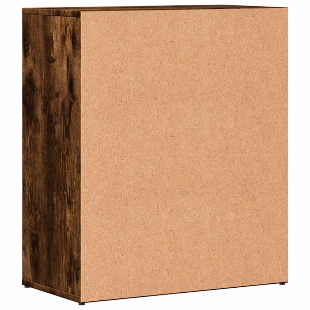 Berkfield Home Smoked Oak Sideboard in Brown, W/D/H: 60 x 31 x 70 cm – 5