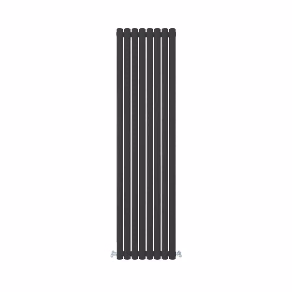 Banyetti Orva Black Vertical Double Oval Column Radiator H 180 cm x W 47.2 cm – 4