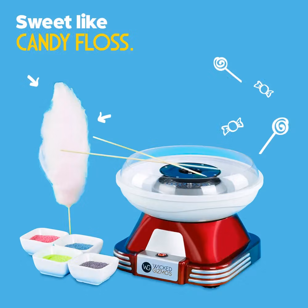 Wicked Gizmos Candy Floss Maker in Red – 2