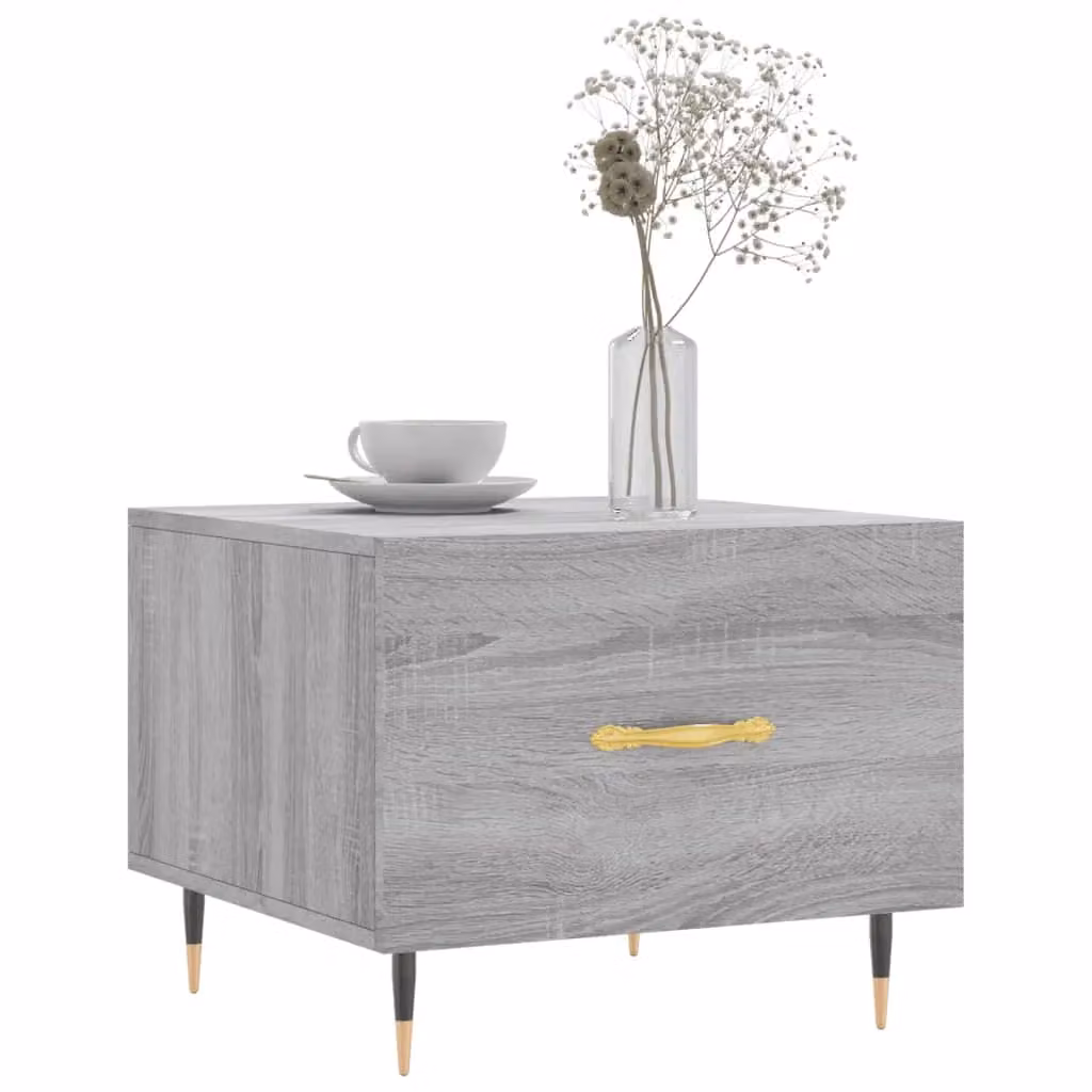 Berkfield Home Grey Sonoma Coffee Table, W/D/H: 50 x 50 x 40 cm – 2