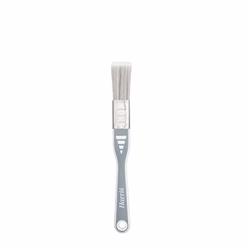 Harris Ultimate Walls and Ceilings Flat Paint Brush, 1 inch (2.54 cm), Beige, Loss-Free Bristles for Water-Based Paints – 1