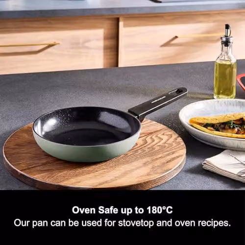 Morphy Richards Green Ceramic Non-Stick Aluminium Frying Pan, 20cm – 5