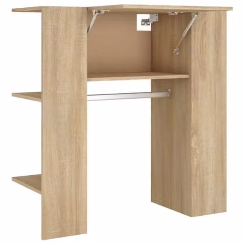 vidaXL Modern Hallway Cabinet in Brown Sonoma Oak, W/D/H: 97.5 x 37 x 99 cm – 1