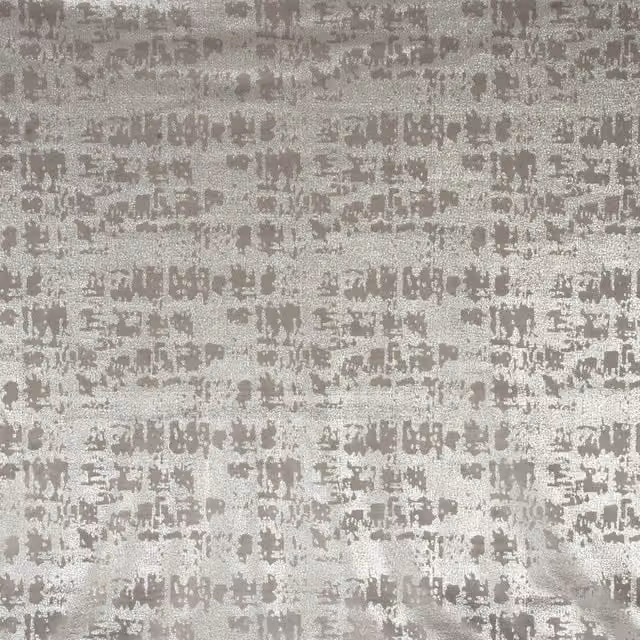 Terrys Graphic Velvet Mink Fabric in Beige and Grey