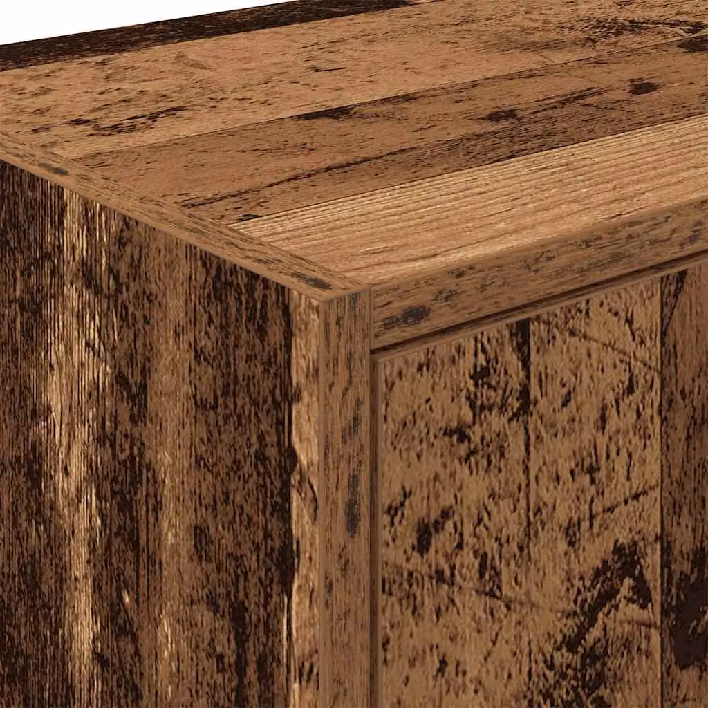 Berkfield Home Garage Wall Cabinets, 2 Piece Set in Brown Old Wood Engineered Wood – 7