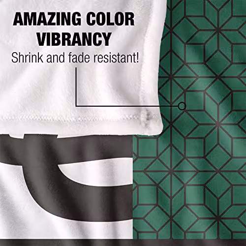 Warner Brothers Harry Potter Slytherin House Pride Fleece Blanket, W/D/H: 152 x 127 cm, White/Multicolour – 3