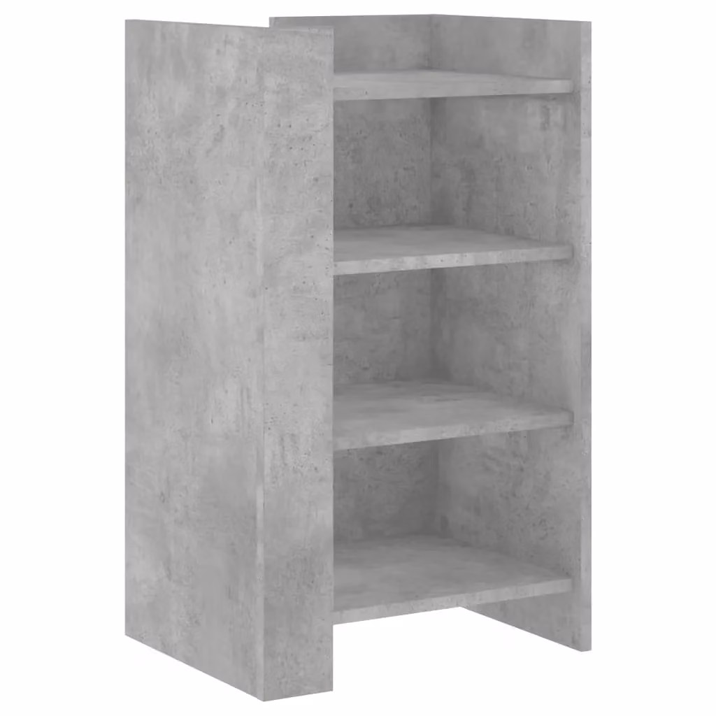 Berkfield Home Modern Sideboard in Matt Grey MDF, W/D/H: 45 x 35 x 75 cm – 2