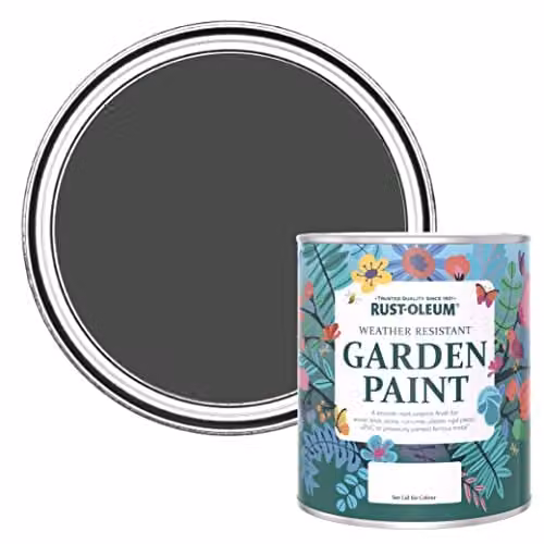 Rust-Oleum Matt Green Water-Based Mould Resistant Garden Paint, 750ml