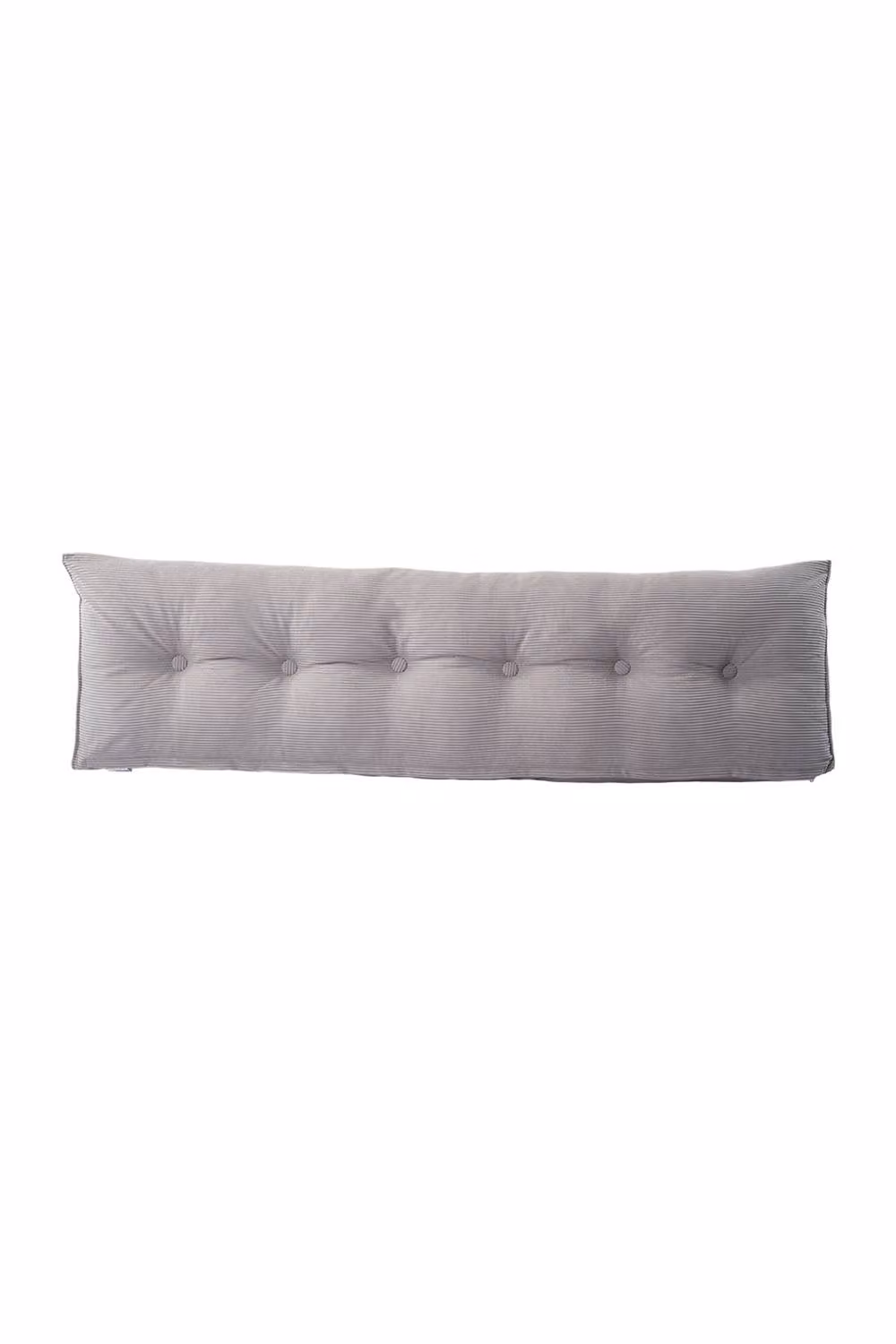 Living and Home Wedge Headboard Pillow with Removable Corduroy Cover in Grey, Medium – 4