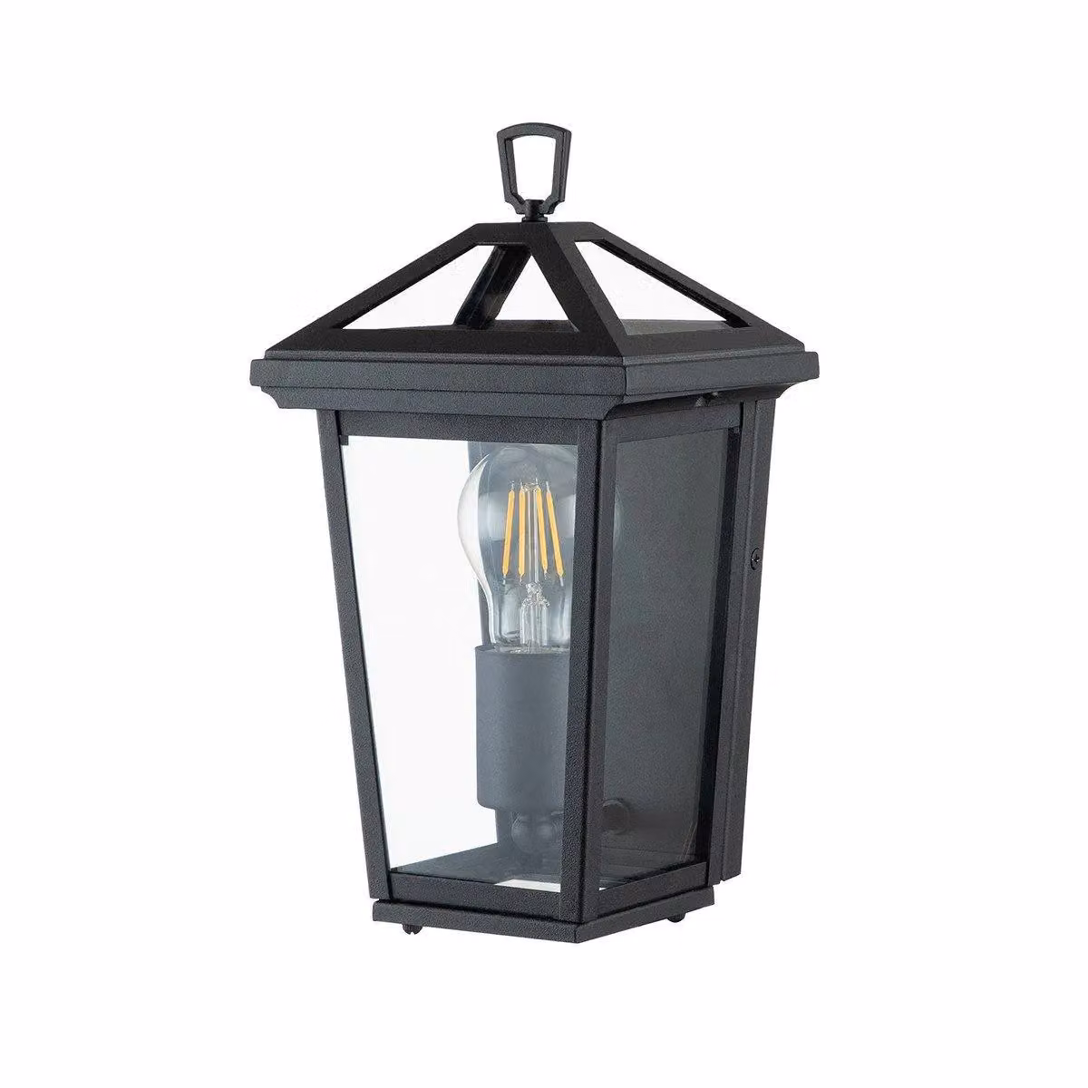 Hinkley Alford Place Outdoor Wall Lantern in Museum Black, IP44 Rated – 4