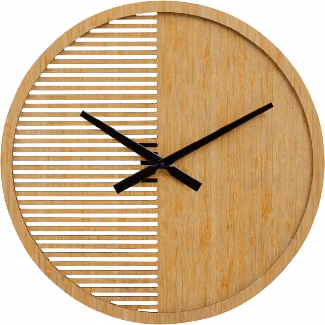 Orsina Modern Round Wooden Wall Clock, Diameter: 60 cm – 2