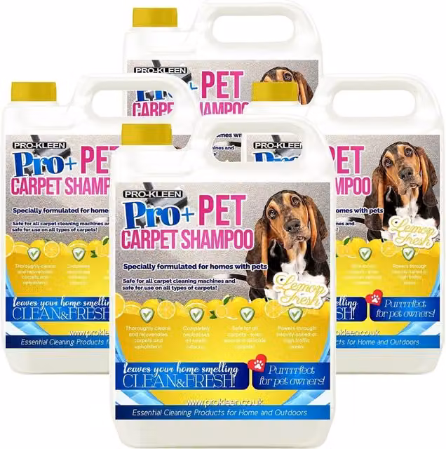 Pro-Kleen 4 in 1 Carpet and Upholstery Shampoo Concentrate in Lemon Fresh, 20kg