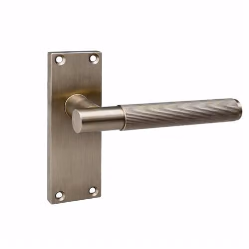 Golden Grace Victorian T-Bar Interior Door Handle Set in Antique Brass, 1 Pair