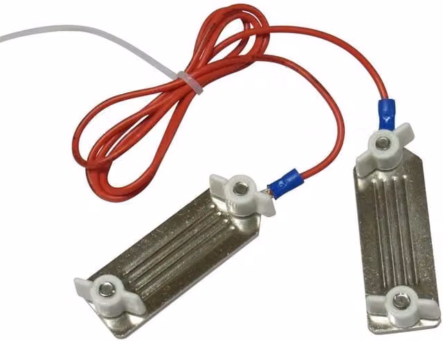 Nordara Red Electric Fence Polytape Clamp Tape-to-Tape Cable Connectors (Pack of 2)