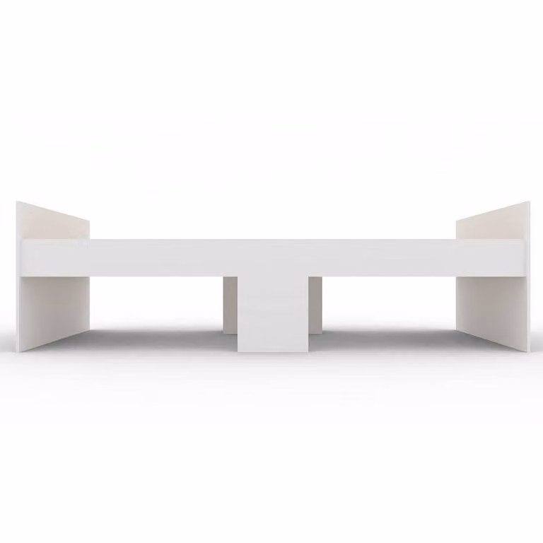 Kidsaw Flash Single Cabin Bed in White, W/D/H: 95 x 196 x 50 cm