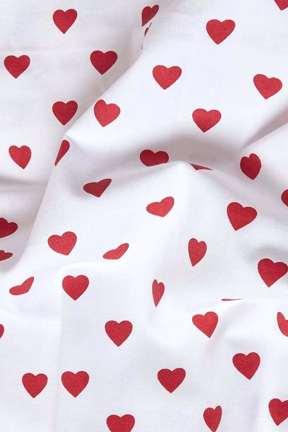 Homescapes Red Heart Patchwork Cotton Decorative Sofa Throw, W: 150 cm, D: 200 cm – 2