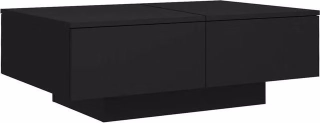 Berkfield Home Modern Black Rectangular Coffee Table with Lift Mechanism, W/D/H: 90 x 60 x 31 cm – 1