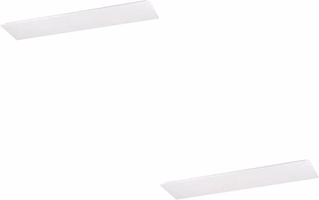 Loops 2 Pack Modern White LED Ceiling Light Fixture with Bulbs Included