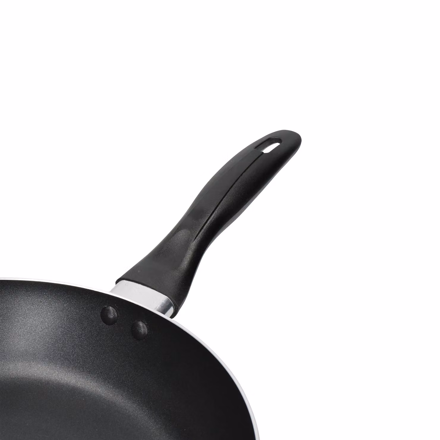 KitchenCraft Non-Stick Induction Aluminium Frying Pan Set in Black, 28cm Diameter and 2cm Depth – 4