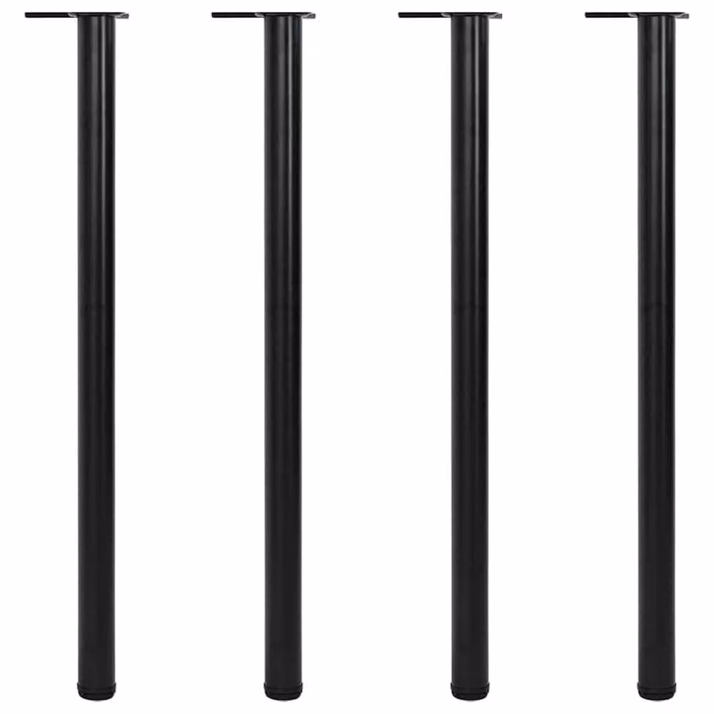 Berkfield Home Height Adjustable Table Legs, Black, Height: 110 cm – 2