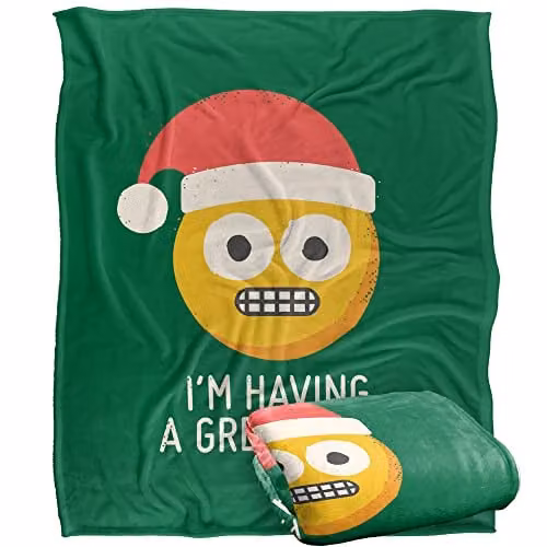 LOGOVISION White Christmas Fleece Throw Blanket, W/D/H: 152 x 127 cm – 1