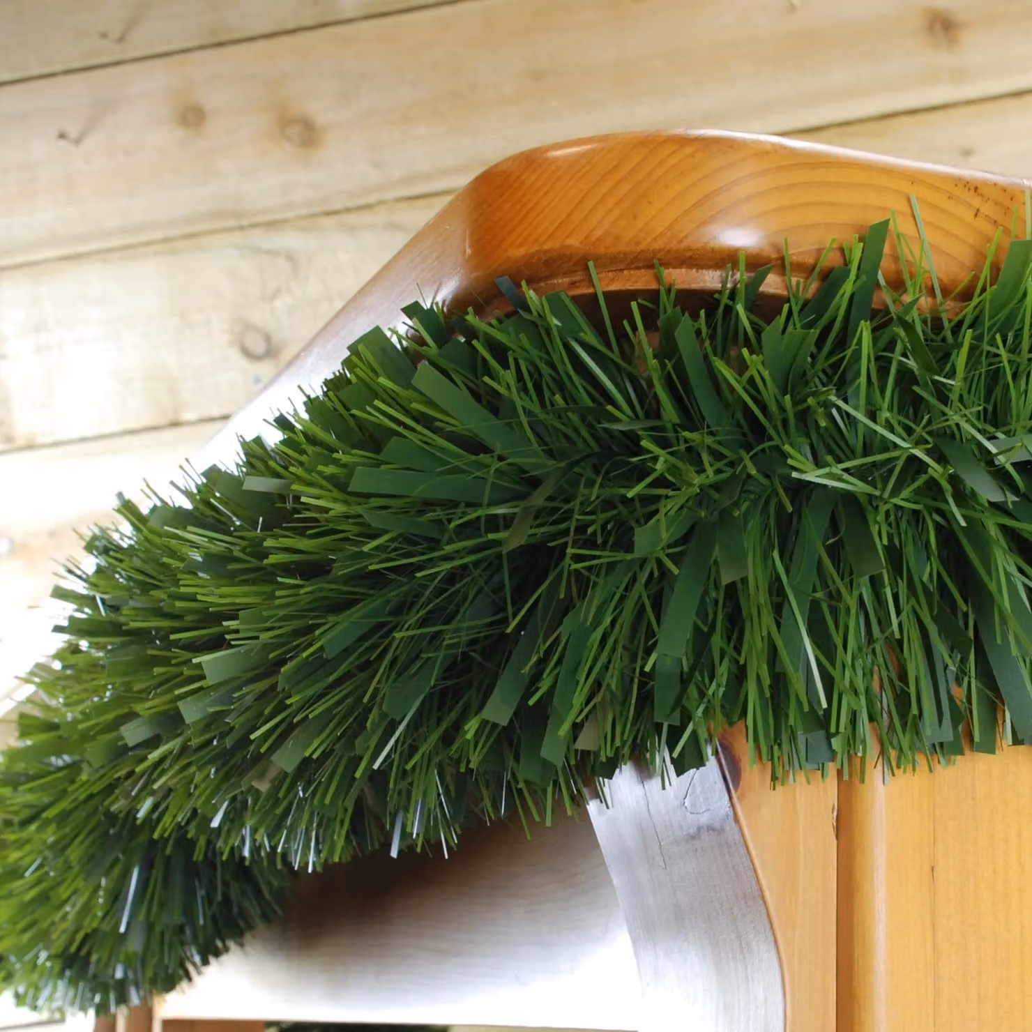 Samuel Alexander Green Christmas Tinsel Garland Decoration, Length: 3 m, Width: 15 cm – 2