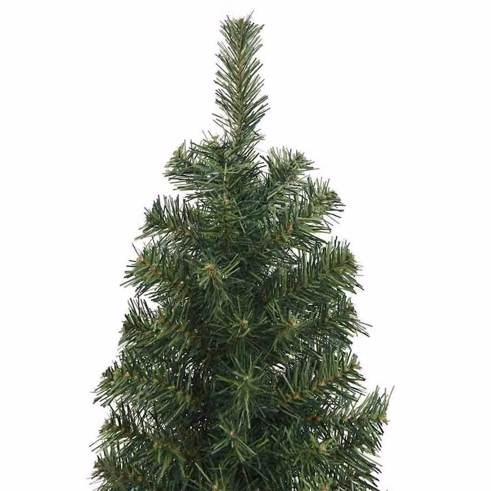 Berkfield Home Artificial Christmas Tree with 300 Warm White LEDs and Stand, Green – 3