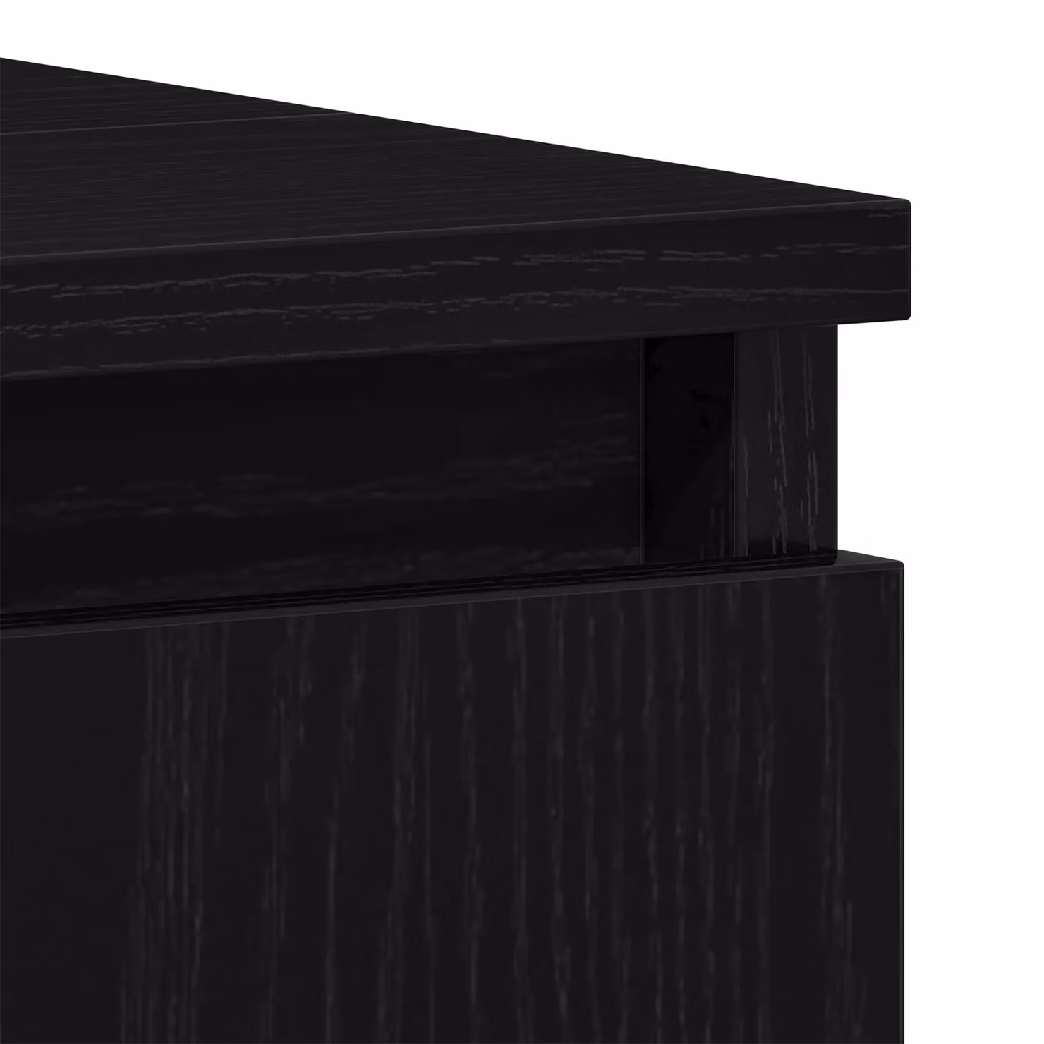 Berkfield Home Modern Black Oak Bathroom Sink Cabinet, W: 58 cm, D: 33 cm, H: 60 cm – 5