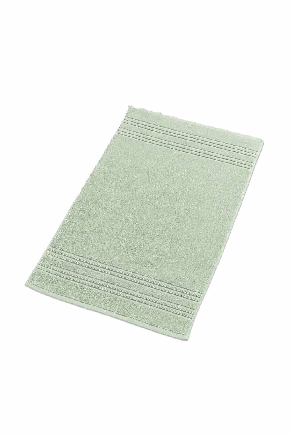 CHRISTY Serene Soft Tone 100% Combed Cotton Bath Mat in Green – 1