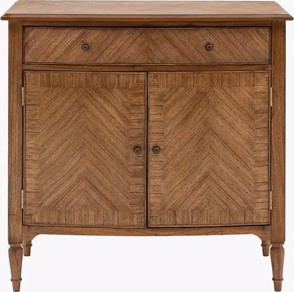 Perch & Parrow Chateau 2 Door Sideboard in Brown and Beige