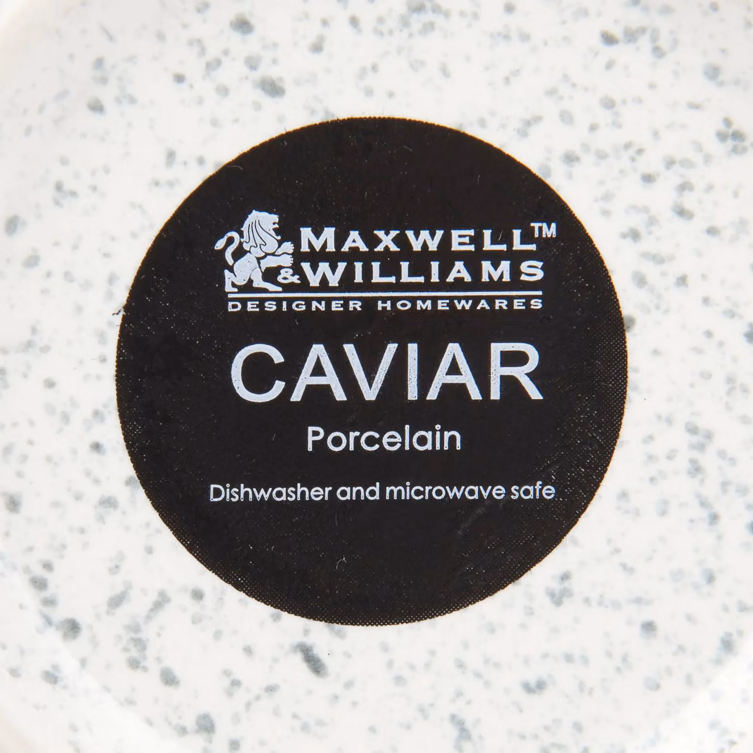 Maxwell & Williams Caviar Speckle 3-Piece Porcelain Coupe Bowl Set in Grey – 5