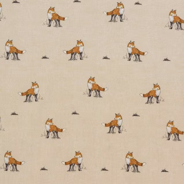 Terrys Country House Adult Cotton Floral Animal Print Bedding in Beige