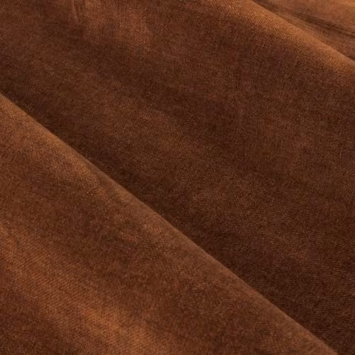 Riva Home Brown Chenille Velvet Eyelet Curtain Pair, W: 168 cm, H: 229 cm – 5