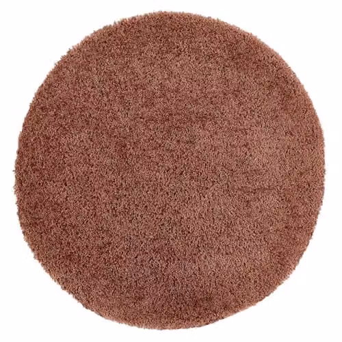 Phoenox Textiles Limited Origins Chicago Round Hand Tufted Rug in Rust Orange, Diameter: 133 cm – 1
