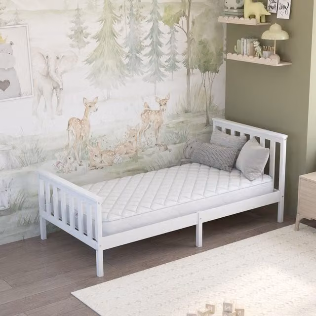 Aspire Kids Memory Foam Hybrid Mattress in White, W/D/H: 140 x 200 cm – 1