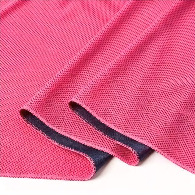 Quipulse Quick Dry Microfibre Cooling Workout Towel in Pink