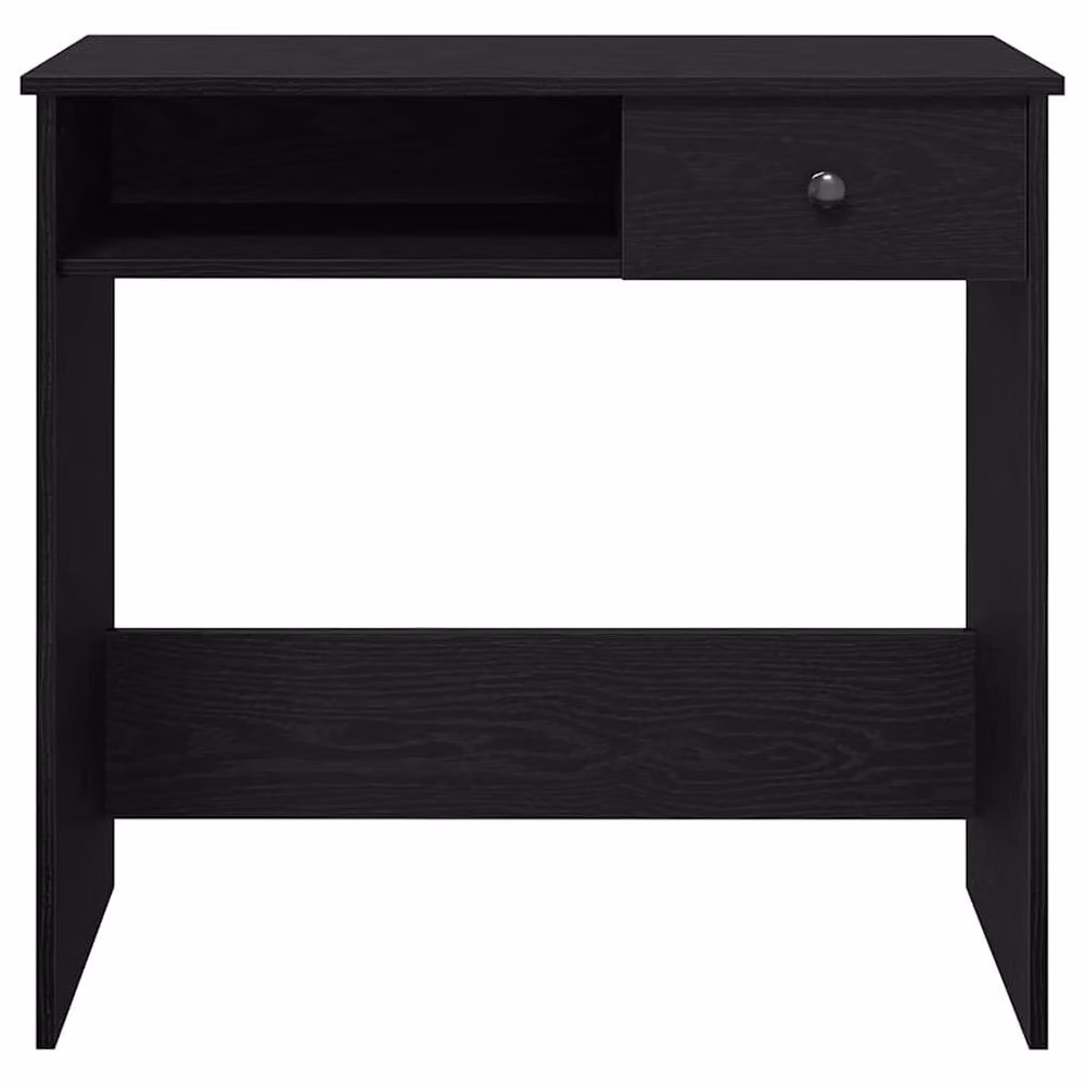 Berkfield Home Modern Black Writing Desk in Engineered Wood, W/D/H: 80 x 40 x 75 cm – 4