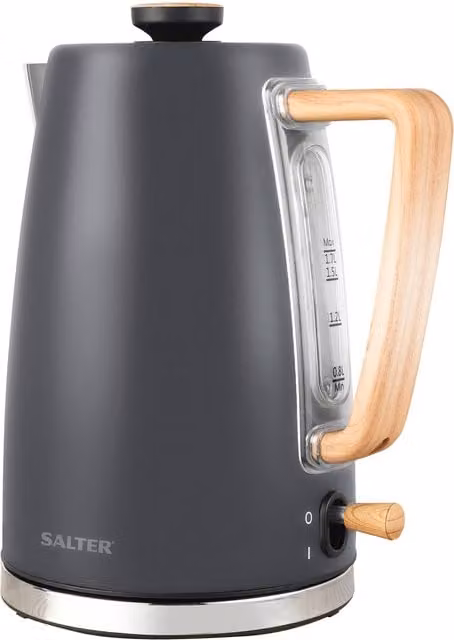 Salters Elder Jug Kettle in Grey, 1.7 l