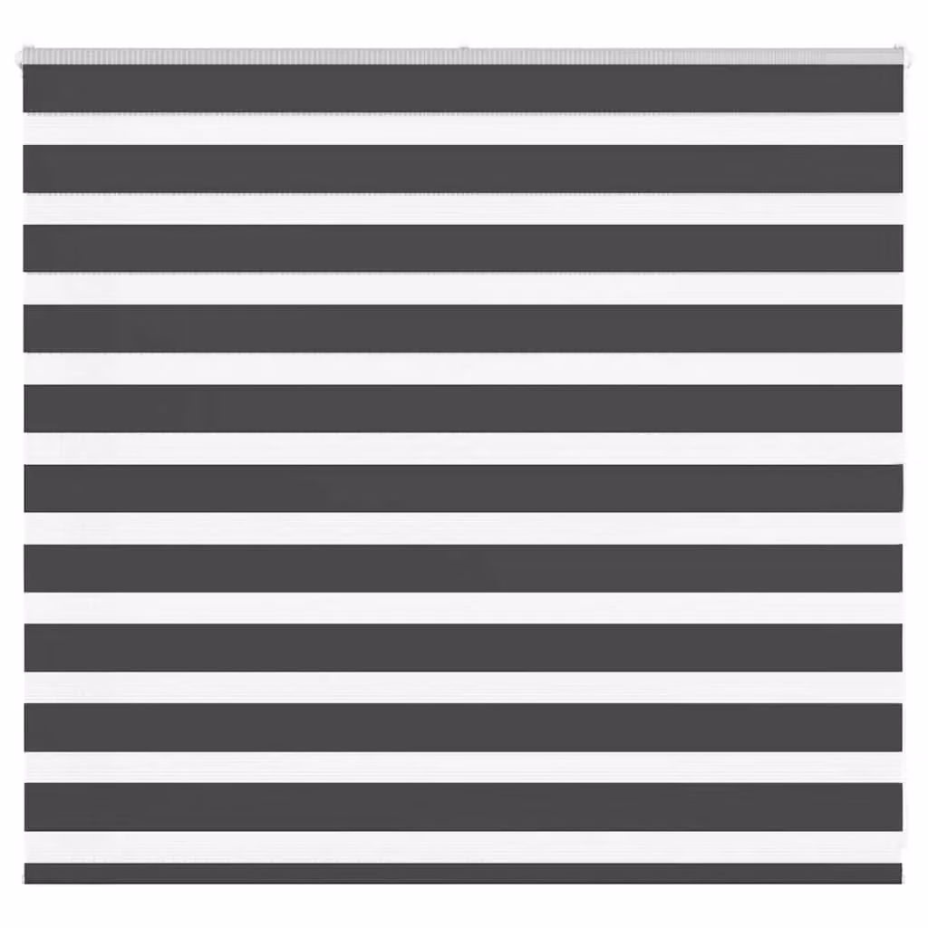 Berkfield Home Black Zebra Day and Night Blind, W: 155 cm, H: 100 cm – 2
